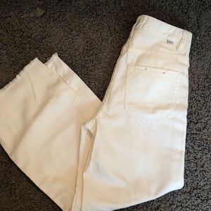 Obeycropped high waist flare jeans